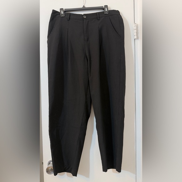 SHEIN Pants - SHEIN Classic Black Women's Trousers